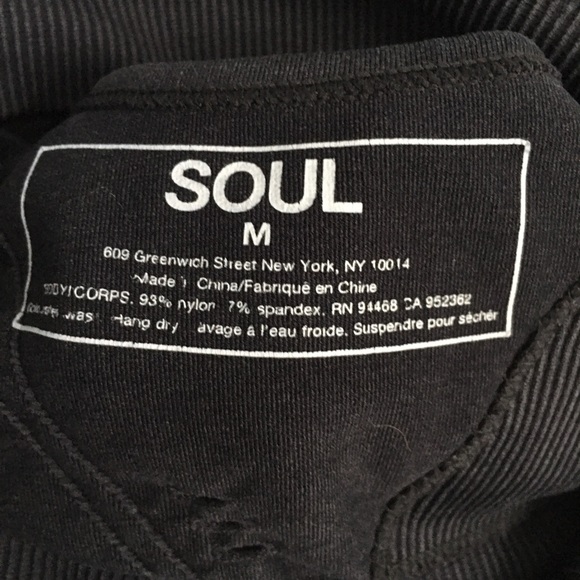 Soulcycle Braided Back Seamless Sports Bra M - Picture 10 of 10